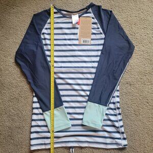 Level Six X-Large Venus 50 UPF Navy Sun Shirt/ Rash Guard
